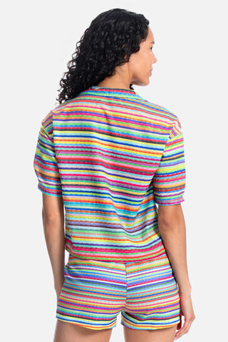 Sequin Stripe Shirt