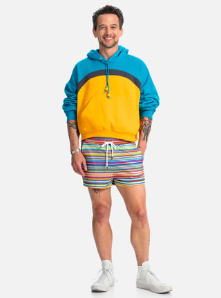 Sequin Stripe Shorts