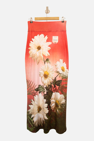 The Dazzling Dahlia Print Skirt