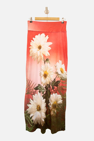 The Dazzling Dahlia Print Skirt