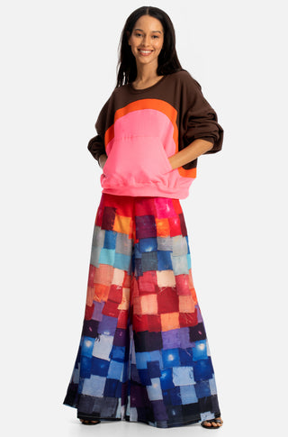 Swatch Print Pants