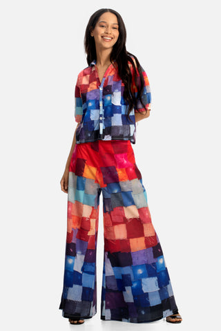 Swatch Print Pants