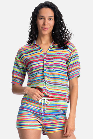 Sequin Stripe Shirt