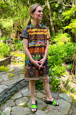 Vintage T.O. Fabric Dress