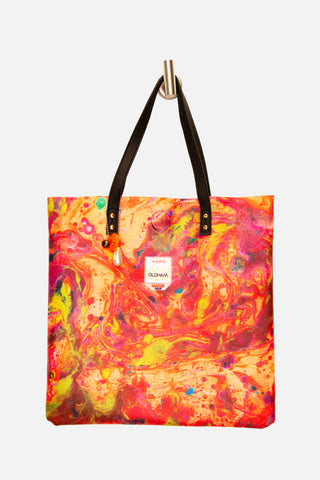 The Hot Marble Print Tote
