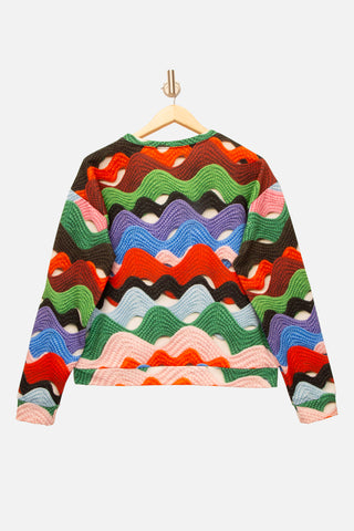 Maximus Ric Rac Print Sweatshirt