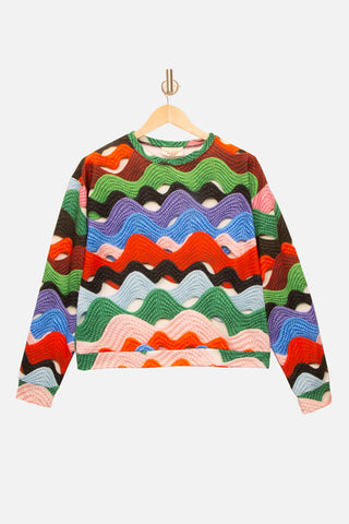 Maximus Ric Rac Print Sweatshirt