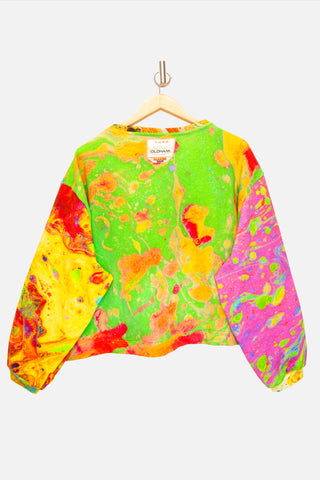 The Mixed Marble Print Sweatshirt