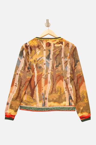 Paint-by-Number Needlepoint Print Sweatshirt