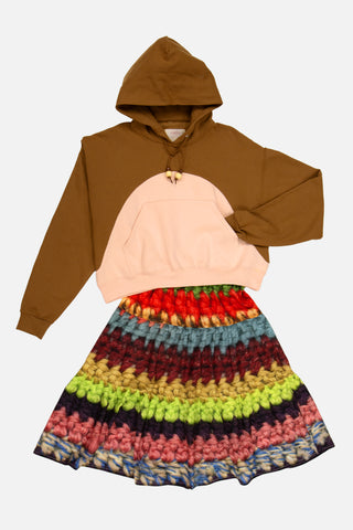 Mega Crochet Print Skirt