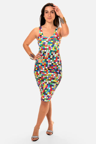 Pantone Print Dress