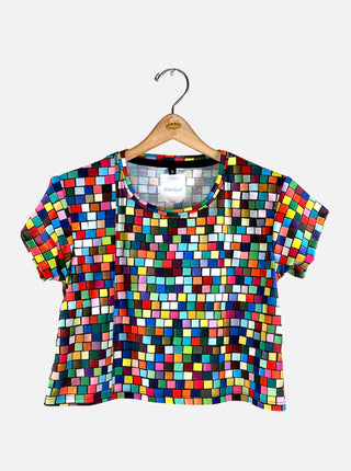 Pantone Print Cropped Tee