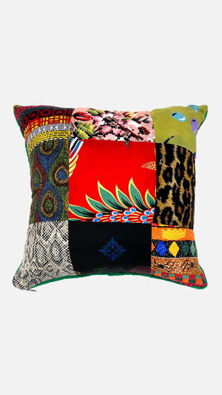 The Silk Patchwork Pillow