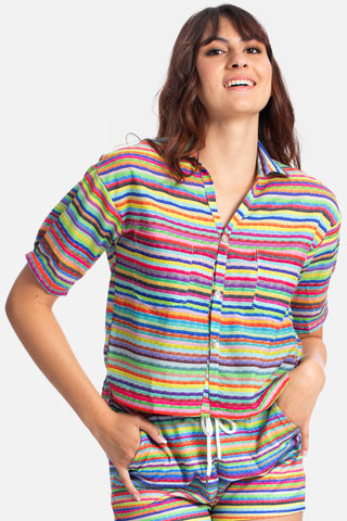 Sequin Stripe Shirt