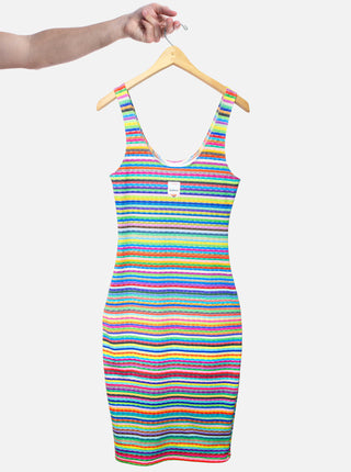 Sequin Stripe Dress