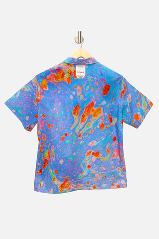 The Marble Print Camp Shirt