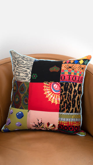 The Silk Patchwork Pillow