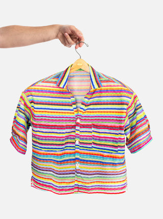 Sequin Stripe Shirt