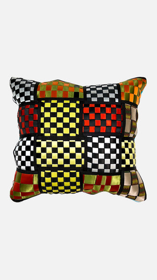 The Racer Woven Ribbon Pillow