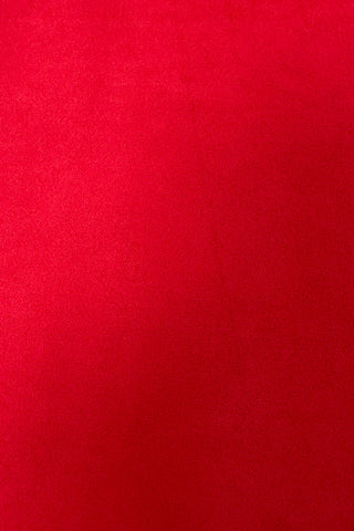 1996 Todd Oldham Red Ultrasuede, 3.5 Yard Panel