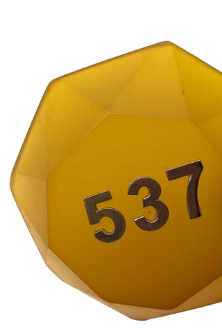 Cast Resin Jewel Room Number Test – 537