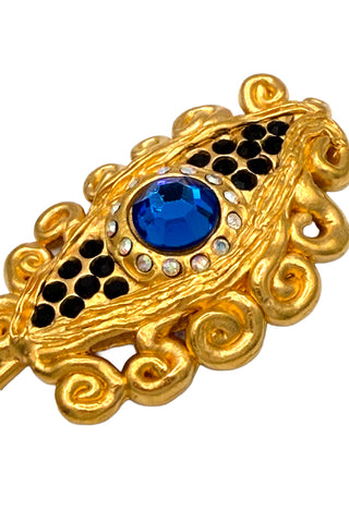 1994 24 kt Gold Plated Eye Hair Pin