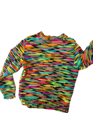 Kids "Outer Space Dye" Hand Knit Sweater