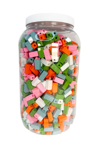 Big Jar of Wooden Beads 3