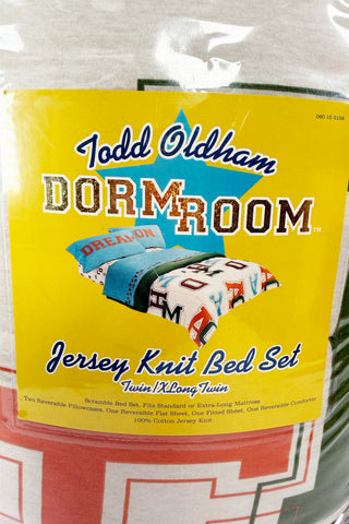 Todd Oldham Dorm Room Collection Twin XL Bedding Set
