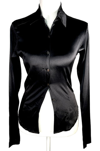 Spring 1995 Todd Oldham Silk Charmeuse Blouse