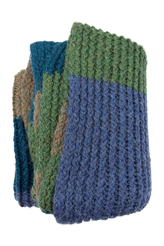 Todd Oldham Mohair & Wool Sock-End Throw Blanket / Scarf