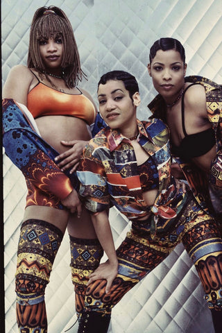 Spring 1994 Todd Oldham "Mystic Beading" Print Boots