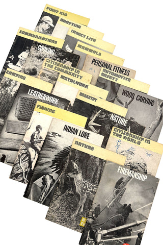 1960s Boy Scouts Merit Badge Manuals, 20 Piece Set