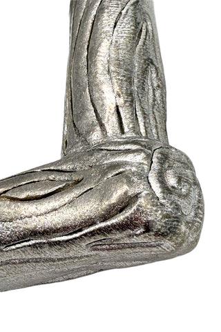 Fall 1992 Silver Plated Log Belt Buckle