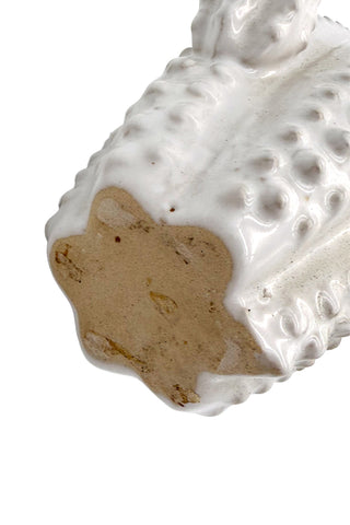 White Ceramic Cactus Vase