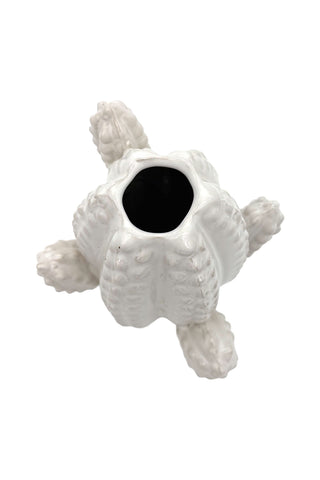 White Ceramic Cactus Vase