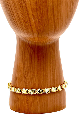Spring 1997 Todd Oldham 24 kt Gold Plated With Diamond Swarovski Crystals Choker