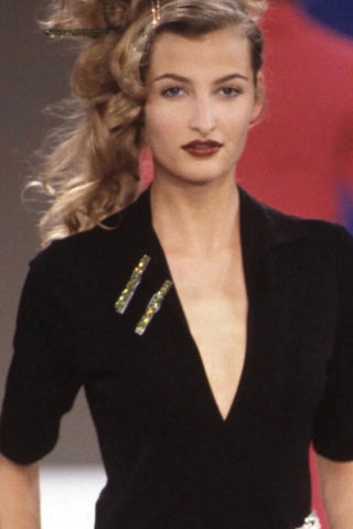 One-of-a-Kind Silver Plated Clothespin with Swarovski "Aurora Borealis" Crystals