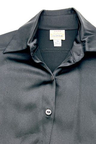 Spring 1995 Todd Oldham Silk Charmeuse Blouse