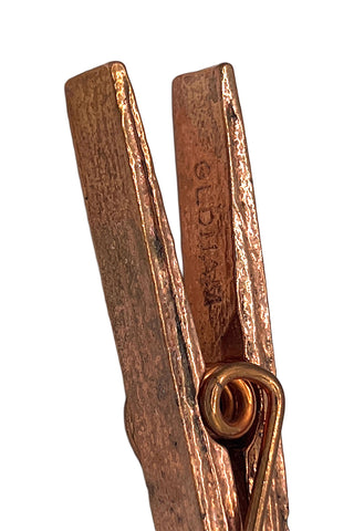 1995 Copper Plated Clothespin Necklace
