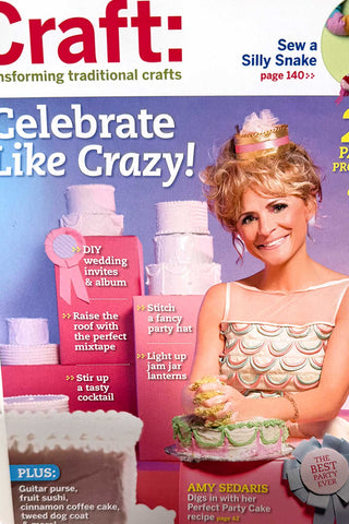 Fake Cake Props from Amy Sedaris Cover of Craft Magazine.
