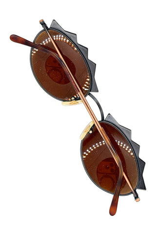 Vintage Todd Oldham Crown-Edge Sunglasses