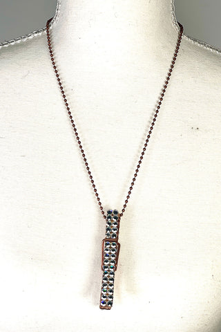 Spring 1995 Todd Oldham Copper-Plated Swarovski Crystal Clothespin