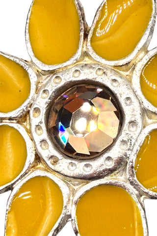 Spring 1996 Lacquered Daisy Barrette Set of 2