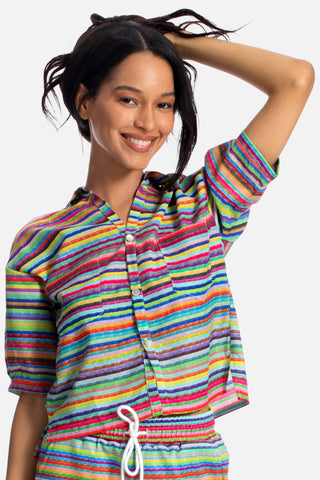 Sequin Stripe Shirt