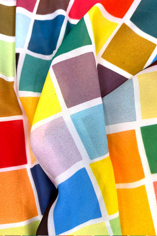 1995 Vintage Fabric "Giant Pantone", 5 Panel Set