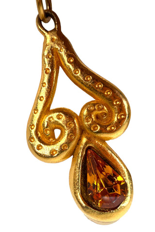 Woven 24 kt Gold Plated Todd Oldham Woven Earrings