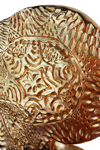 24 kt Gold Plated Paisley Belt Buckle