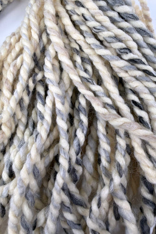 Wool Knit Ponytail Hood and Cuffs