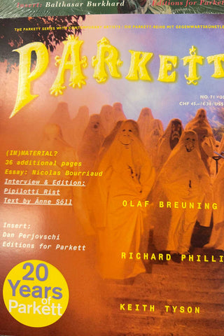 Set of 6 Vintage Parkett Magazines